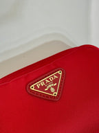 PRADA CLUTCH 12 IN PASSION RED RE-NYLON