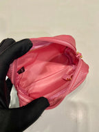 PRADA CLUTCH 12 IN CANDY PINK RE-NYLON