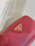 PRADA CLUTCH 12 IN CANDY PINK RE-NYLON