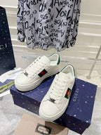 GUCCI ACE 30 SUPREME TRAINER WHITE CALFSKIN