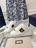 GUCCI ACE 30 SUPREME TRAINER WHITE CALFSKIN
