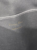 DIOR MEDIUM 34 NOLITA BAG IN BLACK MACROCANNAGE CALFSKIN