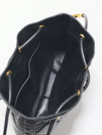 DIOR MEDIUM 34 NOLITA BAG IN BLACK MACROCANNAGE CALFSKIN