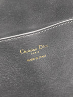 DIOR MEDIUM 34 NOLITA BAG IN BLACK SMOOTH CALFSKIN