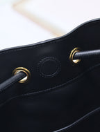 DIOR MEDIUM 34 NOLITA BAG IN BLACK SMOOTH CALFSKIN