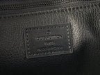 LOUIS VUITTON DOPP KIT 28 IN GUN METAL MONOGRAM ECLIPSE CANVAS AND TURQUOISE CALFSKIN TRIM