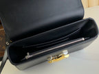 LOUIS VUITTON TWIST MM 23 IN BLACK EPI LEATHER GOLD AND SILVER HARDWARE