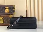 LOUIS VUITTON TWIST MM 23 IN BLACK EPI LEATHER GOLD AND SILVER HARDWARE