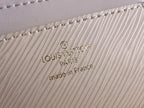 LOUIS VUITTON TWIST MM 23 IN QUARTZ WHITE EPI LEATHER GOLD HARDWARE