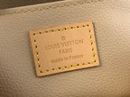 LOUIS VUITTON COSMETIC POUCH PM 19 IN WHITE GRAY DAMIER AZUR CANVAS