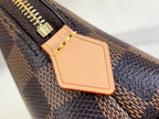 LOUIS VUITTON COSMETIC POUCH PM 19 IN BROWN DAMIER EBENE CANVAS
