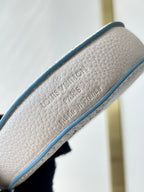 LOUIS VUITTON BELLA 22 IN WHITE PERFORATED CALFSKIN SILVER HARDWARE
