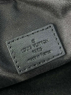 LOUIS VUITTON GETAWAY MESSENGER 18 IN GUN METAL MONOGRAM ECLIPSE CANVAS