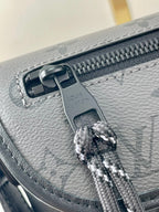 LOUIS VUITTON PULSE WEARABLE WALLET 22 IN GUN METAL MONOGRAM ECLIPSE COATED CANVAS