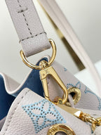 LOUIS VUITTON BELLA TOTE 32 IN BLUME PERFORATED CALFSKIN GOLD HARDWARE
