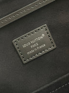 LOUIS VUITTON MONTSOURIS VIBE PM BACKPACK 30 IN BLACK LAMBSKIN SILVER CHAIN
