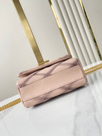 LOUIS VUITTON GO-14 MM 23 IN LIGHT PINK QUILTED LAMBSKIN GOLD HARDWRE