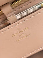 LOUIS VUITTON GO-14 MM 23 IN LIGHT PINK QUILTED LAMBSKIN GOLD HARDWARE
