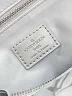 LOUIS VUITTON SPEEDY BANDOULIÈRE 25 IN GRADIENT SILVER MONOGRAM NYLON SILVER HARDWARE