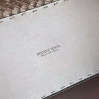 BOTTEGA VENETA LARGE CABAT 51 IN HICKORY BROWN LAMBSKIN