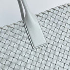BOTTEGA VENETA LARGE CABAT 51 IN RHINO GRAY LAMBSKIN
