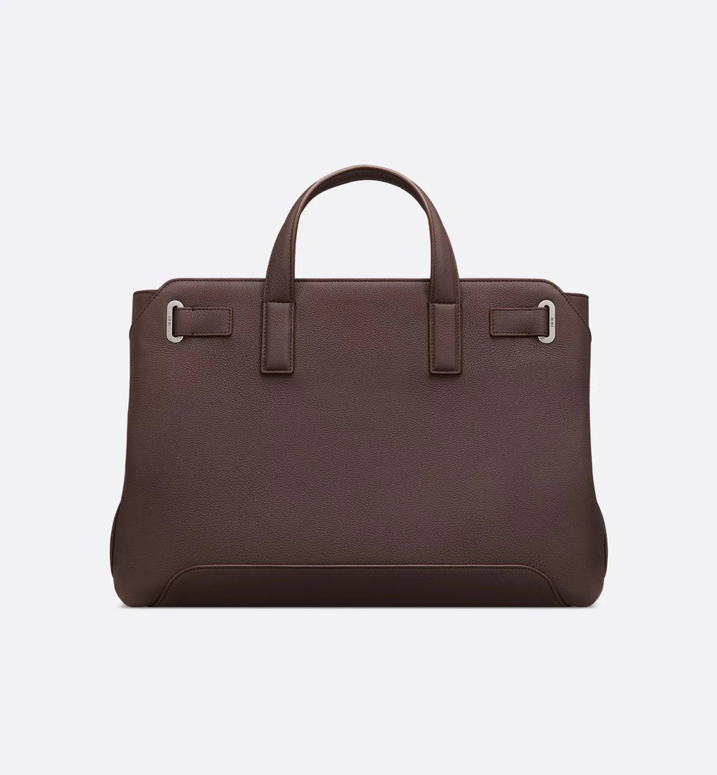 Medium Dior Normandie Tote Bag Brown Dior Icons Calfskin