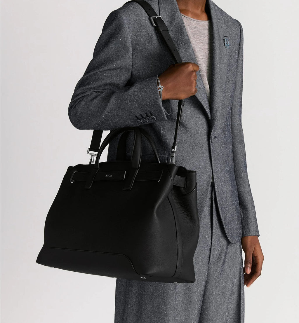Medium Dior Normandie Tote Bag Brown Dior Icons Calfskin