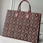 LOUIS VUITTON LV SINCE 1984 ONTHEGO GM BROWN TEXTILE