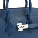 Hermès Birkin Sellier 25 Deep Bleu Madame Palladium Hardware
