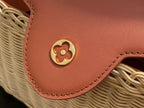LOUIS VUITTON LV 25S CAPUCINES BB BAG 27 PINIC IN TAN CALFSKIN GOLD HARDWARE