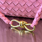 BOTTEGA VENETA LARGE ANDIAMO 45CM PINK LAMBSKIN