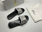 DIOR CD SLIDE REVOLUTION BLACK MIX GREY SHW
