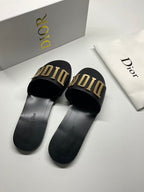 DIOR CD SLIDE REVOLUTION BLACK GHW