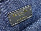 DIOR MONTAIGNE 21 BLUE JEAN EMBROIDERY