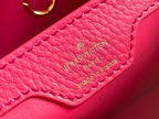 LOUIS VUITTON CAPUCINES MM 31 BLACK GOLD HARDWARE