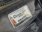 DIOR MINI 17 LADY BAG IN BLACK PATENT CALFSKIN