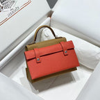 HERMES KELLY DOLL PICTO MINI 18 BROWN MIX BLUE CALFSKIN