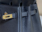 HERMES BIRKIN 30CM IN BLACK TOGO LEATHER GOLD HARDWARE