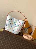 LOUIS VUITTON LV SHOULDER BAG 18 IN MULTICOLOR MONOGRAM CANVAS AND CALFSKIN