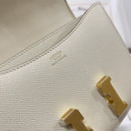 HERMES CONSTANCE 18 MILKY WHITE EPSOM GOLD HARDWARE