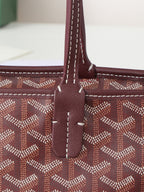 SAINT LOUIS MM 30CM BURGUNDY CANVAS