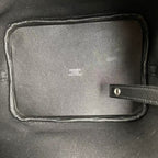 HERMES CARGO PICOTIN BAG 18 IN BLACK TOGO GOLD HARDWARE
