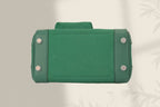 HERMES BIRKIN CARGO 25CM GREEN CANVAS AND LEATHER SILVER HARDWARE