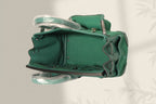 HERMES BIRKIN CARGO 25CM GREEN CANVAS AND LEATHER SILVER HARDWARE