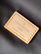 LOUIS VUITTON LV BUMBAG 37 IN BROWN COATED MONOGRAM CANVAS