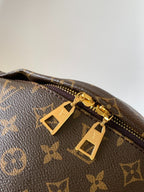 LOUIS VUITTON LV BUMBAG 37 IN BROWN COATED MONOGRAM CANVAS