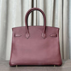 Hermès Rouge H Birkin 30 Togo Gold Hardware