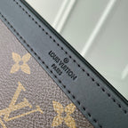 LOUIS VUITTON ANPHA WEARABLE WALLET 18 IN BROWN AND BLACK MONOGRAM CALFSKIN