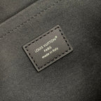 LOUIS VUITTON SPEEDY CARGO VIBE 28 IN BLACK LAMBSKIN MONOGRAM LOGO TAG