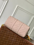 LOUIS VUITTON KEEPALL BANDOULIÈRE 34 BAG IN LIGHT BROWN MONOGRAM TAURILLON CALFSKIN